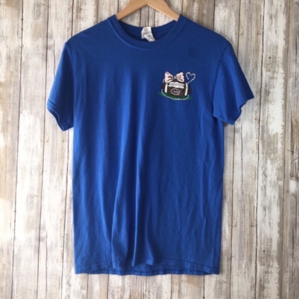 Florida Gators Women’s Small Blue Graphic Tee NCAA College Football Shirt